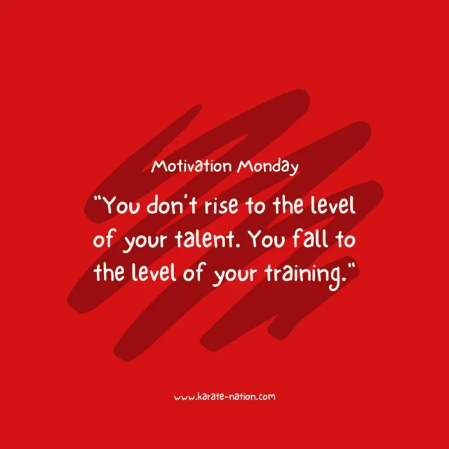 "You don’t rise to the level of your talent. You fall to the level of your training."

In Karate, how you train when no one’s watching determines how you perform when everyone is. Talent fades when pressure rises. But discipline? That’s what carries you through.

Train with purpose. Repeat with intent.
We are Karate!

#MotivationMonday #KarateNation #KarateDiscipline #TrainHardFightEasy #KarateLifestyle #KarateFocus #MartialArtsMindset #KarateDo #KarateSpirit #KarateEveryday #JKA #KarateForLife #BushidoCode #KarateTraining #KaratePower